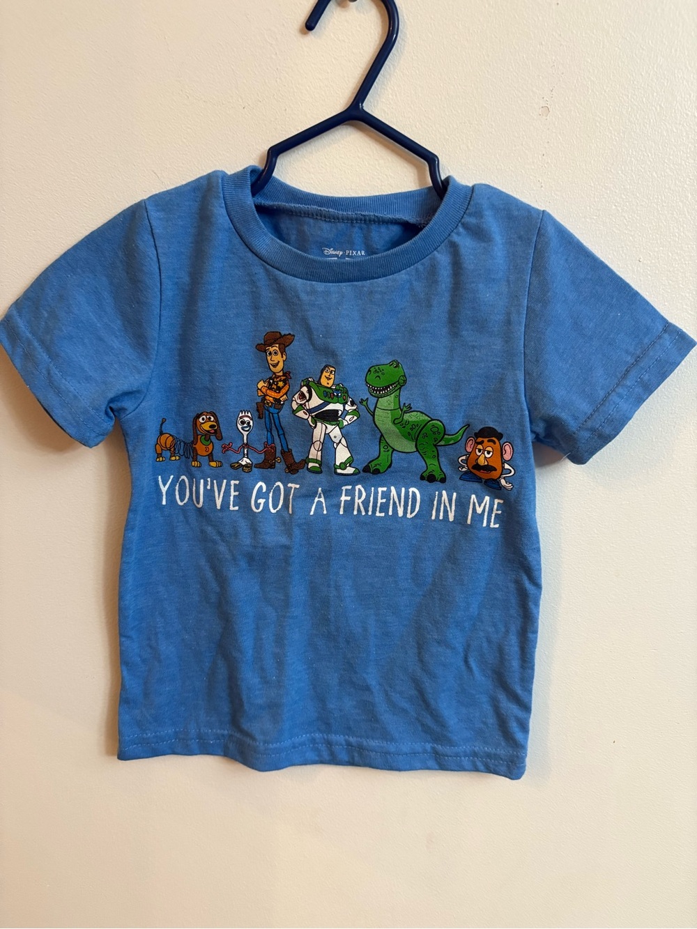 Disney Blue Toy Story Graphic Tee with Characters 18 months